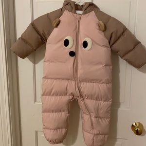 Cute toddler one piece snow suit